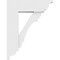 Ekena Millwork Standard Olympic Architectural Grade PVC Bracket with Traditional Ends, 3"W x 14"D x 18"H BKTP03X14X18OLY01 - alternate 4
